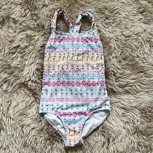 Girls swimsuit- multicolor